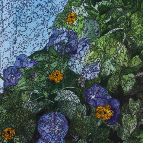 Skyward Tangle
22x30 Watercolor and Ink